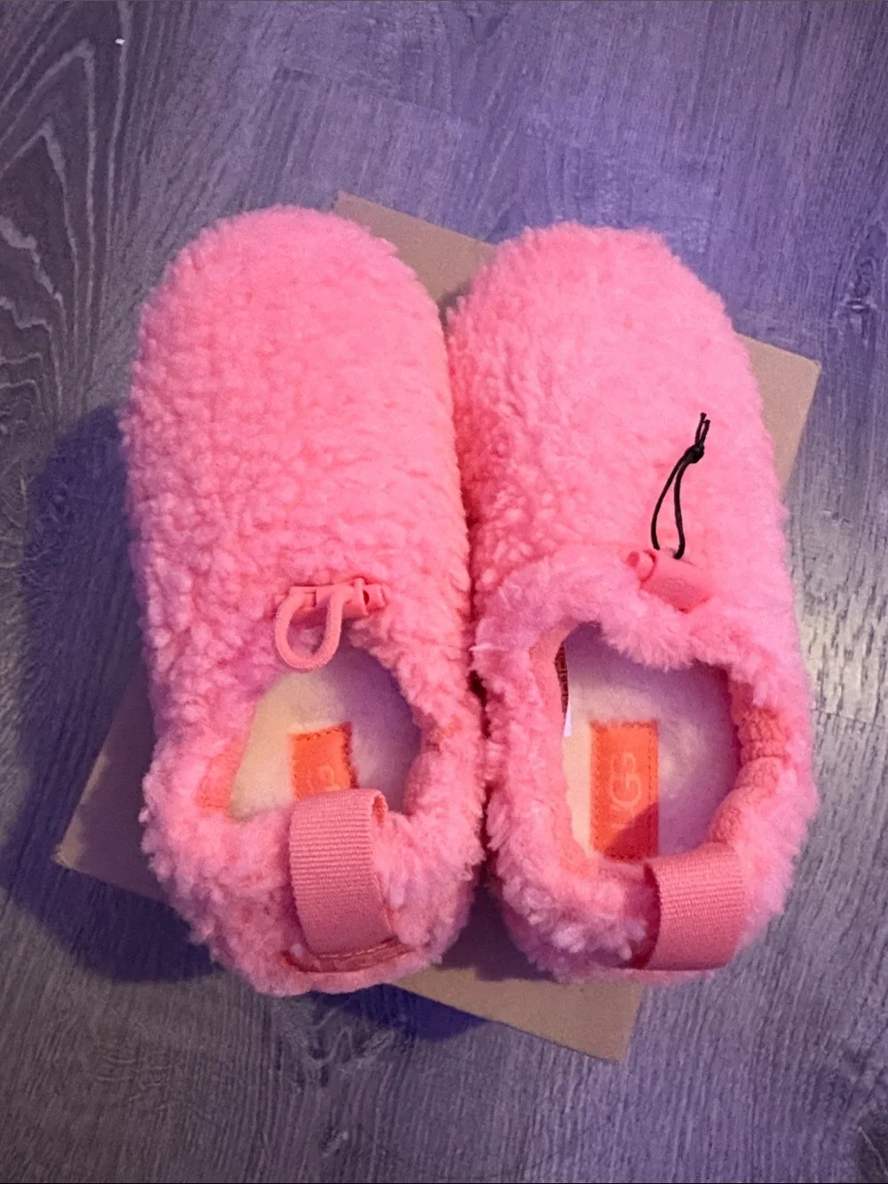 UGG Tan Cardboard Shoe Box with Logo